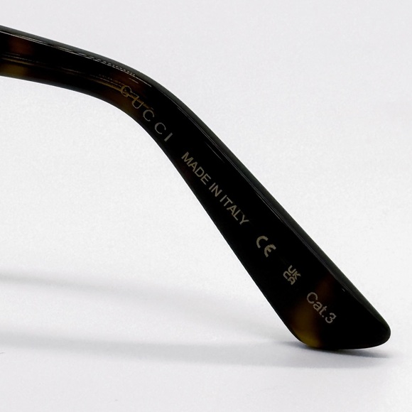 NEW GUCCI GG1444S 002 SQUARE HAVANA GREEN MEN SUNGLASSES GUCCI - Picture 8 of 9